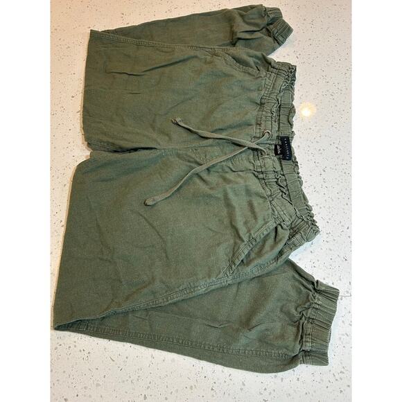 SANTUARY OLIVE GREEN JOGGERS WOMENS LARGE - Picture 1 of 6